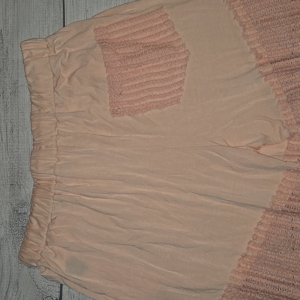 POL Women's Wide-Leg Beach Crochet Pants Pink Size L - Picture 7 of 10